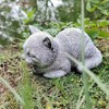 Fonowx Memorial Cat Ornament Resin Balcony Funny Outsides Outdoor Cat