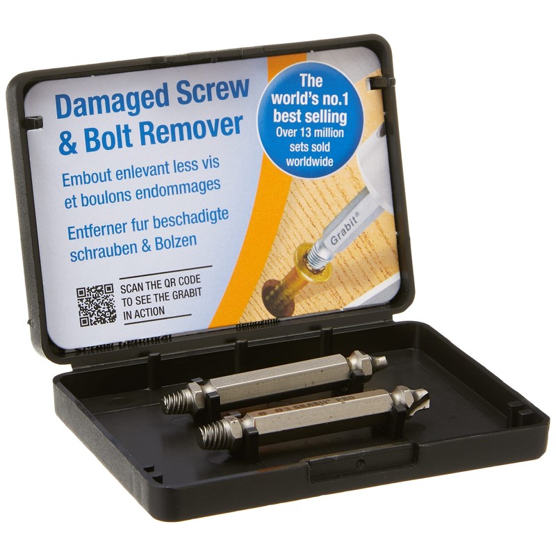 Boa BOAGBSET Grabit Damaged Screw Remover Set, 3.2 cm*20.8 cm*13.4
