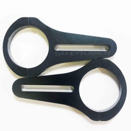 50 Caliber Racing UTV Mirrors Compatible With Polaris RZR, CAN-AM X3 (Tube Clamp Only, 2")