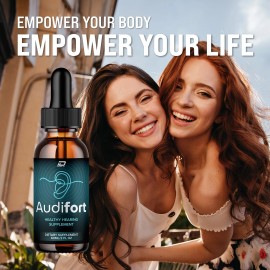 Audifort (5 Pack) Audifort Pro Healthy Ear Support Supplement – Audifort Pro Liquid Drops