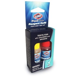 Clorox Pool & Spa Clorox? Pool&Spa? Swimming Pool 3-Way Water Test Kit Refill Solutions, 0.5oz (Pack of 1)
