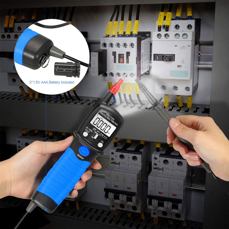 Digital Multimeter, Voltmeter, AC/DC Multi Tester for Voltage, Current, Resistance