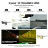 Cyxus P1572 Magnetic Glasses, Glasses and Sunglasses, 2-Way Glass, Clip-On,