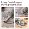 GooCare Cat Scratcher Mat with Cat Ball Toy, 14"-17" Size