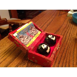 #3 Stainless Steel Chinese Healthy Exercise Massage Metal Balls