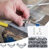 130 Pcs Wing Nuts Assortment Kit, Stainless Steel Wingnuts, Butterfly