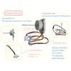 EAU65058313 Refrigerator Condenser Fan Motor Fit for LG Kenmore Freezer