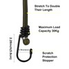 Heavy-Duty Weatherproof & UV-Resistant Bungee Cords with Hooks, Set of
