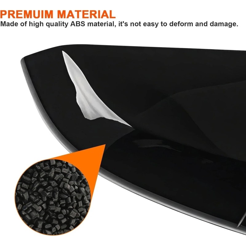 Geartronics FOR 2018-2022 ACCORD M STYLE GLOSS BLACK SIDE MIRROR