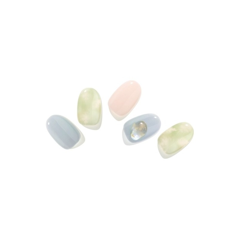 Shop Gel Mulmeong Stone Gel Nail 28pcs (Base Gel 4pcs)