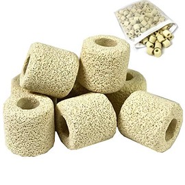 Reefing Art Ceramic Filter Media Bio Filter Rings 1lb / 2lb / 4lb / 8lb (180ct / 1lb)