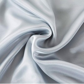 Anadya 100% Organic Mulberry Silk Pillowcase, 22 Momme, Grade 6A, for Hair and Skin, Hypoallergenic, Breathable (Silver, Standard)