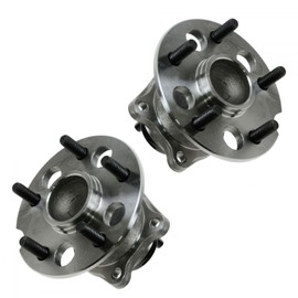 TRQ Rear Wheel Hub Bearings Assembly Set Compatible with 2004-2010 Toyota Sienna