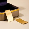 Solighter Chunky Gold Silver Rectangle Stud Earrings for Women Minimalist