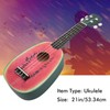 21in Ukulele with Carry Bag Tropical Fruit Pattern for Beginners