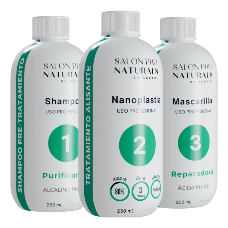 Nanoplastia Capilar Alisado Keratina Profesional Sin Formol