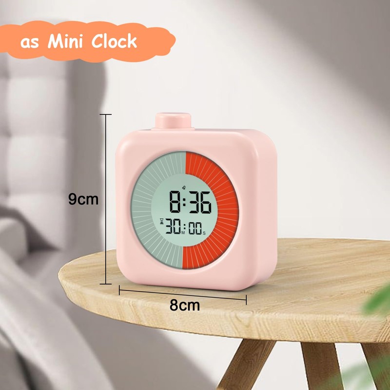 BlueSwan Digital Visual Timer 3 in 1 with Timer, Clock