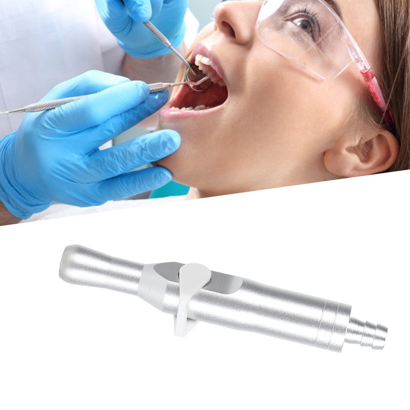 Saliva Ejector Weak Suction Handle Aluminum Alloy Scratch Proof Detachable