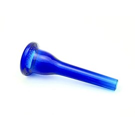 FHDCCB Deep Cup French Horn Mouthpiece, Crystal Blue