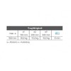 Square Glass Holder 100 x 27 mm for 6-10 mm