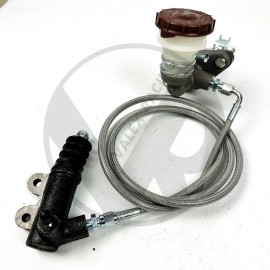 Valex Racing S2000 Master Cylinder & Silver Clutch Line w/ Slave For 94-97 Honda Accord CMC