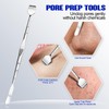 Professional Blackhead Remover Pimple Popper Tools Kit, Pore Prep Scraper,