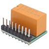 Double‑Pole Double‑Throw Relay Module, DPDT Ultra-Small Automatically Adjust Relay Board