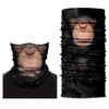 ShopINess Multifunctional tube scarf for children (6-14 years) - chimpanzee