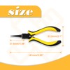 SPEEDWOX Thin Flat Nose Pliers 5.5 Inch Thin Flat Needle