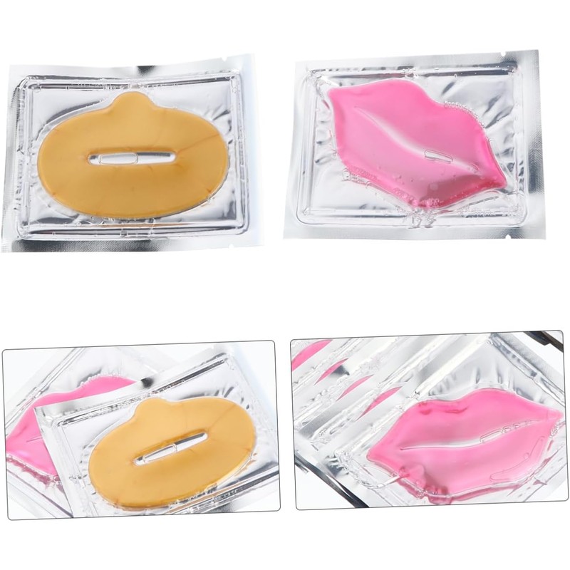 20 piezas Mascarillas Hidratantes de para Labios Exfoliantes y Rejuvenecedores