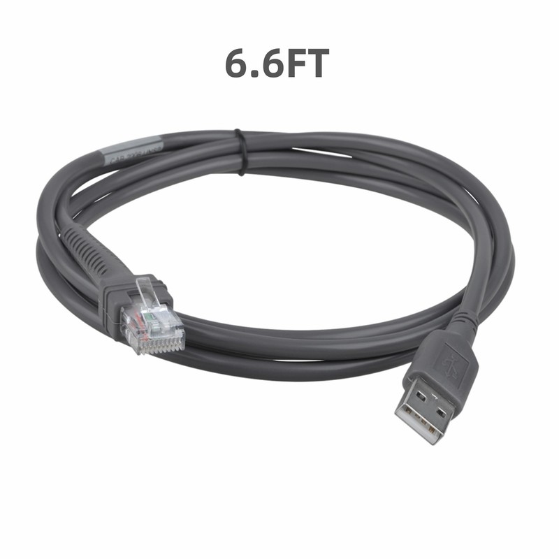 FITE ON 6.6ft USB Cable Cord Wire Compatible with Symbol