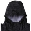 MC.S.P Large Size Breathable Waterproof Rain Suit, black