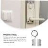 Operitacx 2 Sets Zinc Alloy Door Sensor Alarm with Magnetic
