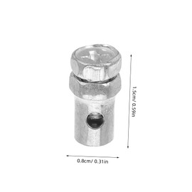 GRIRIW 10pcs Go Kart Kit Throttle Brake Cable Ends for Motorcycles Scooters and Atvs Durable Crimp Ends for Enhanced Stability and Versatile Applications