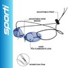 Sporti Antifog Swedish Goggle + Bungee Strap (Blue)