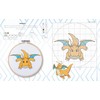 Pokémon Cross Stitch Kit: Includes patterns and materials to stitch