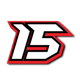 MC MOTOPARTS 3 Pcs Custom Racing Number Plate Decal Sticker 7" 8" 9" 10" Motorcycle, Car, Truck, Motors, Body, Fairing, Plate Use Removable