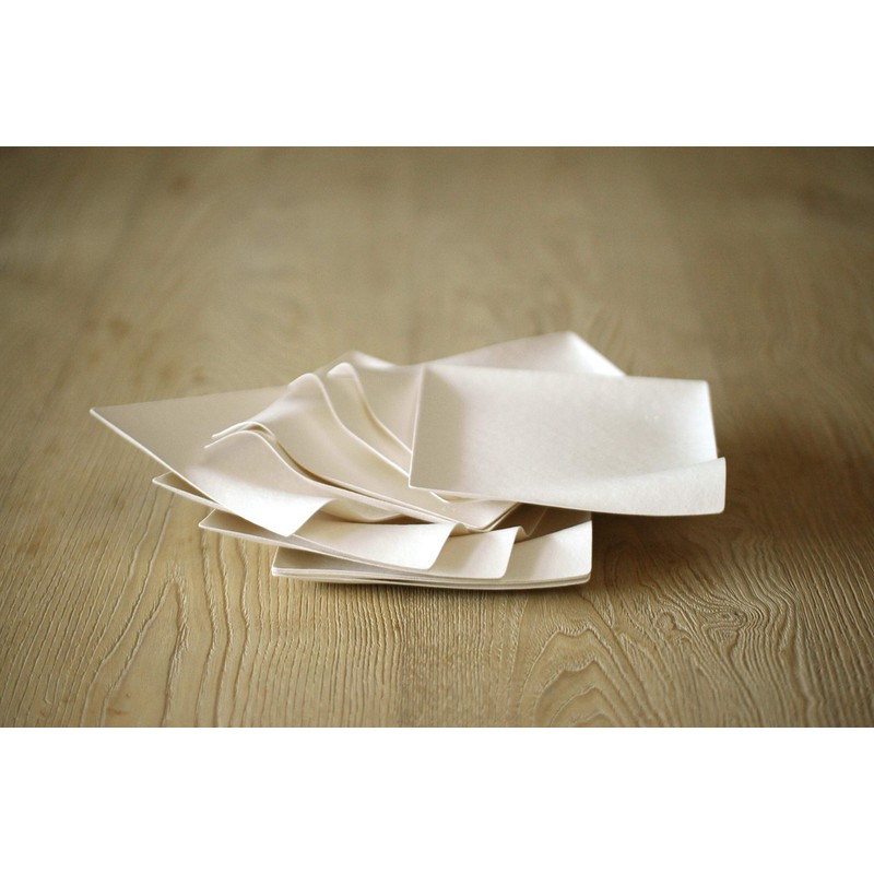 WASARA(ワサラ) 中皿 白 15cm 6 DM-002R 6枚入