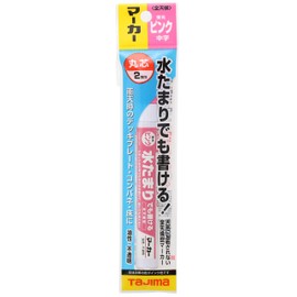 TJM Design All Weather Marker Fluorescent Pink Medium Point Round Tip