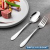 12-Piece Teaspoons, E-far 6.7 Inches Stainless Steel Small Spoons for