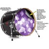 Vinyl Skin Decal Wrap for 22" Bass Kick Drum Head