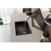 MEJE #202H -18 Inch Undermount Rectangle Bathroom Sink, Porcelain Ceramic