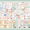 YYBD Planner Stickers Boho Year Sticker Book 24 Sheets 1700+