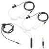 3sets Noise Reduction Headphone AntiRadiation Wire Control Earphone with Mic