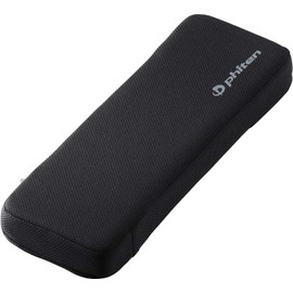 BONFORM 5815-78BK, Seat Cushion, Phiten, Armrest, Black, Aqua Titanium, Low Resilience, Drive, Driving, Armrest, phiten