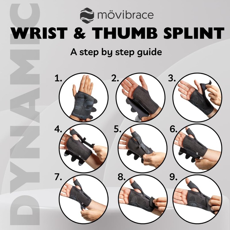 Movibrace Dynamic Wrist and Thumb Splint