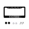 Totedih Beach Please License Plate Frame Rust Proof, Rattle Proof,
