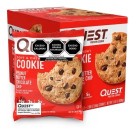 Quest Nutrition - Quest Protein Cookie - Galleta De Proteína - Sabor: Crema de cacahuate con choco chips