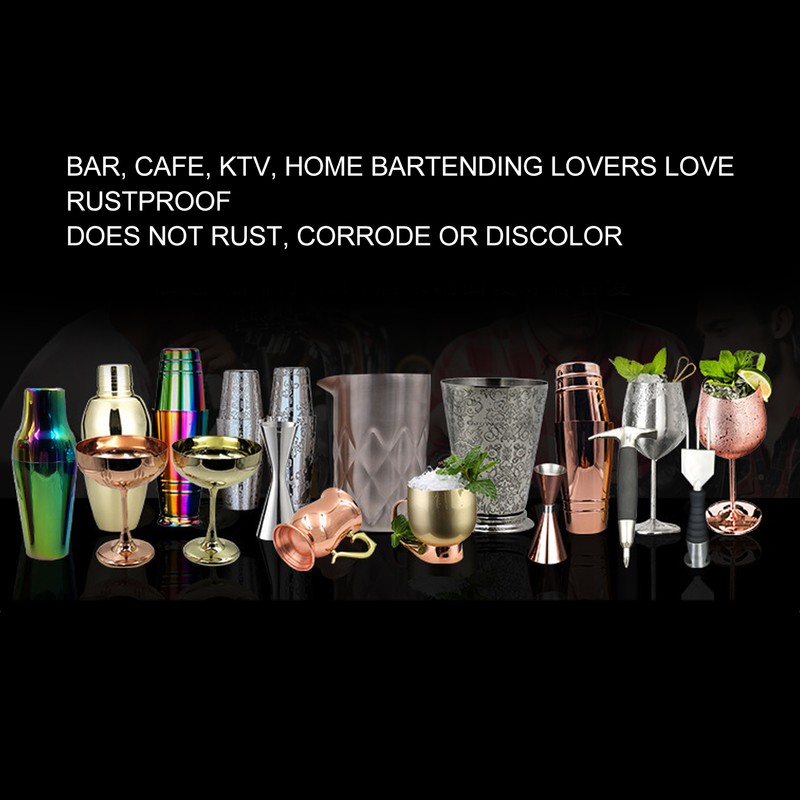 Boston Cocktail Shaker 304 Stainless Steel Bartending Mixer Shaker Bar