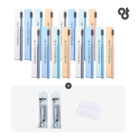 4 sets of toothbrushes (16 pieces) + 2 travel kits + 2 free trial sets + 10 caps / 앙칫솔4세트(16개)+트래블키트2SET+무료체험용2개+캡10개